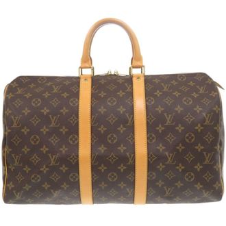 Louis Vuitton Brown Monogram Monogram Boston Bag (Pre-Owned)