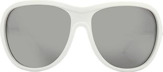 Moncler Smoke Mirror Oversized Ladies Sunglasses ML0284 21C 69