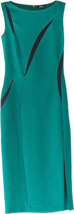 Just Cavalli Scratch Sleeveless Sheath Dress