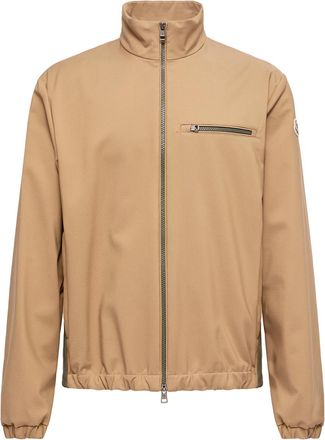 Moncler Moncler Fourioun Cotton Blend Short Jacket, Men, Beige, Size: 1