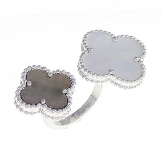 Van Cleef & Arpels White Gold White Gold (18K) Band Ring (Pre-Owned)