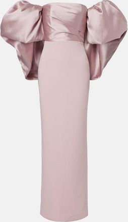 Solace London Vestido de fiesta Floris con sat&eacute;n