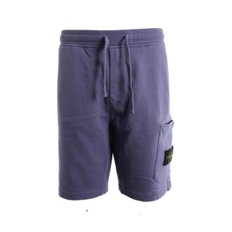 Stone Island Casual Shorts - Heren - Korte Broeken - Paars - L - Katoen - Korte Broeken