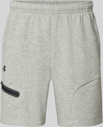 Under Armour Shorts mit Rei&szlig;verschlusstasche in Hellgrau, Gr&ouml;&szlig;e XXXL