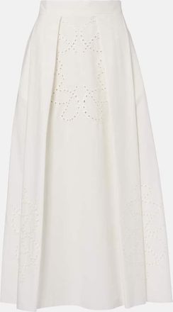 Elie Saab Gonna midi in cotone