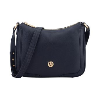 Pourchet Dames, Tassen, Blauw, Maat: ONE Size Leer