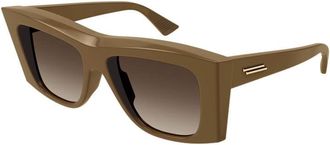 Bottega Veneta BV1270S004 Square Full Rim Sunglasses - Brown