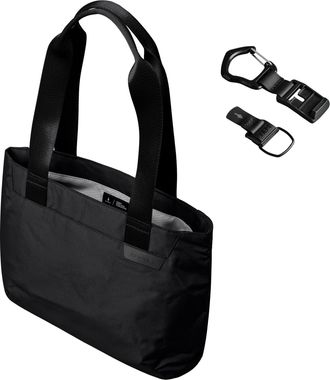 Alpaka Elements Tote S and HUB Carabiner (L) - Spacious Interior City Walk Tote Bag with Slip Pockets,Casual Use,Self Standing; Quick Release Keychain with M