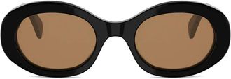 Celine Sunglasses Cl40194 U 01 J Black/Brown Unisex