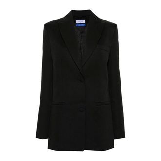 Off-white Dames, Jassen, Zwart, Maat: XS Wol