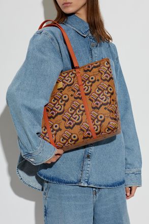 MCM Toni Medium Shopper Bag, Womens, Brown