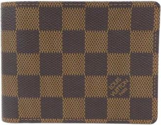 Louis Vuitton Pre-owned Wallets, male, Brown, Size: ONE SIZE Pre-owned Damier Multiple Wallet