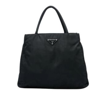 Prada Pre-owned Nylon Tote - Dames - Vintage Shopper - Zwart - ONE Size - Nylon - Vintage