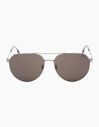 HUGO BOSS Mens Hugo Boss Ruthenium Frame Grey Lens Sunglasses - Size: ONE size