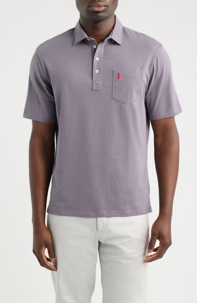 Johnnie-O The Original Regular Fit Polo in Pewter at Nordstrom, Size Xx-Large