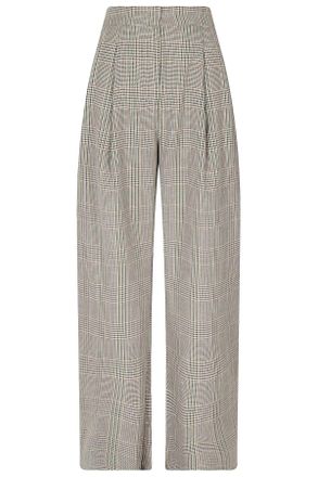 Essentiel High-Waisted Barrel-Leg Pants With Interlaced Detailing