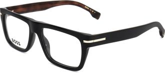 HUGO BOSS Mens 53 mm Black Opticals