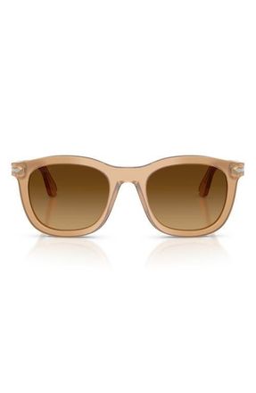 Persol 52mm Phantos Sunglasses in Opal Beige /Light Brow at Nordstrom