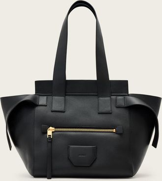 AllSaints Leather Perez Leather Shoulder Bag, Size: One Size