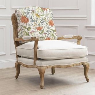 Voyage Maison Delamere Printed Florence Chair in Light Oak