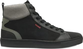 HUGO BOSS Hugo Mens Morrie High Top Sneakers, Black