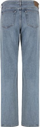 Toteme Womens Jeans 5-Pocket Straight-Leg True Vintage Cotton Straight Trousers