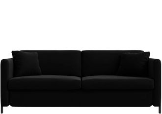 MICADONI 3-Sitzer Design Sofa Gloria mit Bettfunktion - Samtbezug