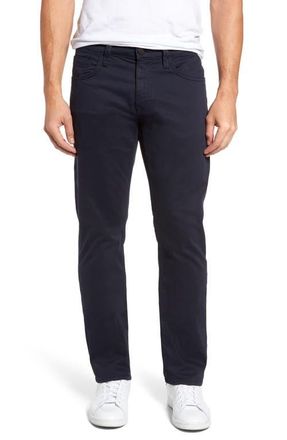 Mavi Zach Straight Leg Twill Pants in Dark Navy Twill at Nordstrom, Size 30 X 30