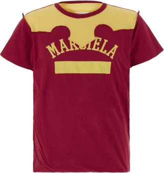 Maison Margiela Casual Katoenen T-Shirt - Heren - T-shirts - Rood - M - Katoen - Tops
