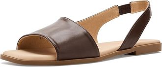 Journee Collection Brinsley Womens Sandals Brown PU : 6.5 M, Faux Leather