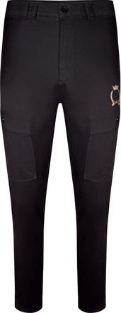 Siksilk Cargohose SIKSILK Siksilk Cargohose Smart Cargos, Herren, Gr. 28, N-Gr, schwarz, Obermaterial: 98% Baumwolle CO. 2% Elasthan EL., Hosen Cargohose