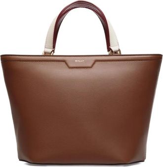 Bally Borsa tote Code in pelle - Marrone