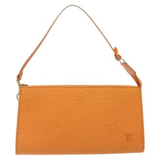 Louis Vuitton Pre-owned Shoulder Bags, female, Orange, Size: ONE SIZE Pre-owned Vintage Shoulder Bag