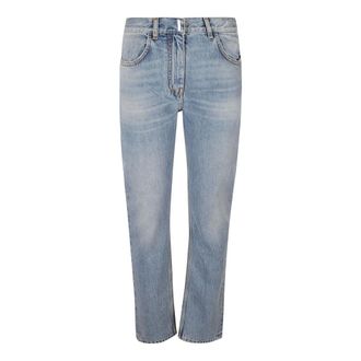 Givenchy Straight Jeans, female, Blue, Size: W30 New Straight Leg