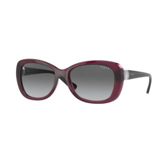 Vogue Eyewear Womens Vo 2943-Sb Sunglasses In Burgundy Red (Grey Lens)