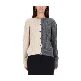 Moschino Cardigans - Dames - Vesten - Veelkleurig - S - Wol - Truien & Vesten