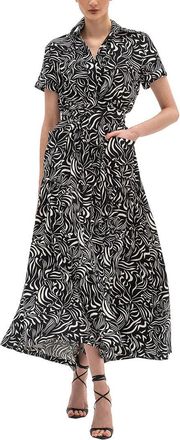 BGL Fashion Sleeveless Linen-Blend Midi Dress