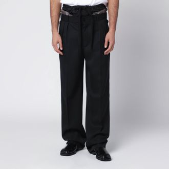 Maison Margiela Black trousers Anonymity of the Lining