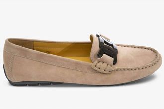 Vaneli Womens Aiker Moccasin In Taupe Suede