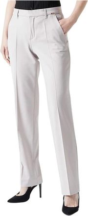 Cinque Cinque, Dames, Broeken, Grijs, Maat: S Wol