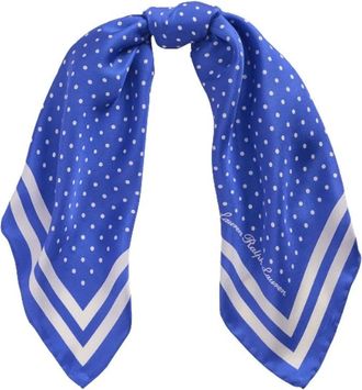 Ralph Lauren Pa&ntilde;uelo cuadrado de seda - Accessories - Mujer - Azul - ONE SIZE