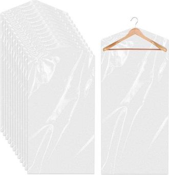 OEM Bolsas Transparentes Para Ropa - 20 Unidades - 60x120 Cm - Resistentes Al Polvo Y La Humedad