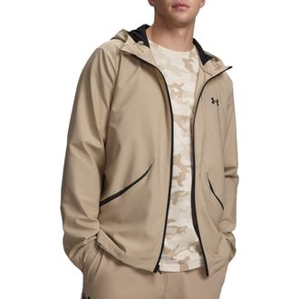 Under Armour Unstoppable Hooded Jacket in City Khaki at Nordstrom, Size Medium