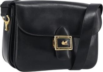 Celine Pre-owned Vintage Schoudertas - Dames - Vintage Schoudertas - Zwart - ONE Size - Leer - Vintage