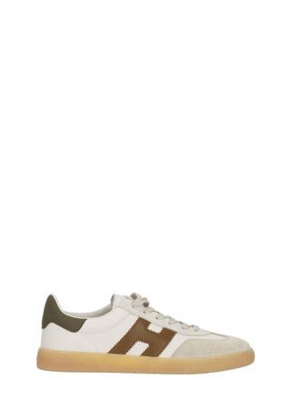 Hogan White Cool Suede-Blend Sneakers
