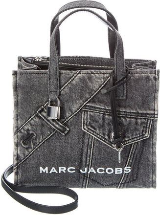 Marc Jacobs Mini Pieced Denim Bold Grind Tote