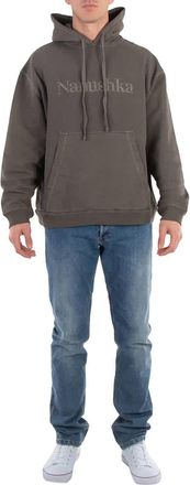 Nanushka Asphalt Cotton-Fleece Ever Hoodie