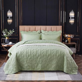 OEM Juego De Cama Acolchado Extragrande De 3 Piezas En Microfibra Ligera Con Fundas De Almohada - Colcha Reversible Estampada Para Todas Las Estaciones, 2