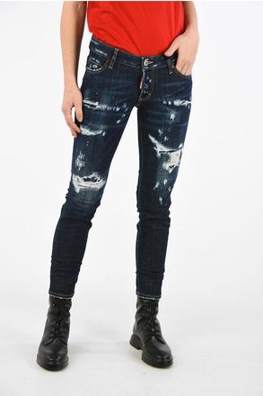 Dsquared2 Distressed Cropped Jeans JENNIFER size 38