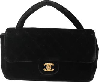 Chanel Pre-owned Fabric handbags - Dames - Vintage Handtas - Zwart - ONE Size - Vintage